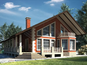 Архитектурный проект загородного дома в Лыткарино