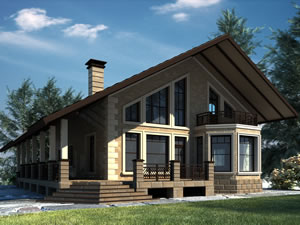 Визуализация архитектуры дома